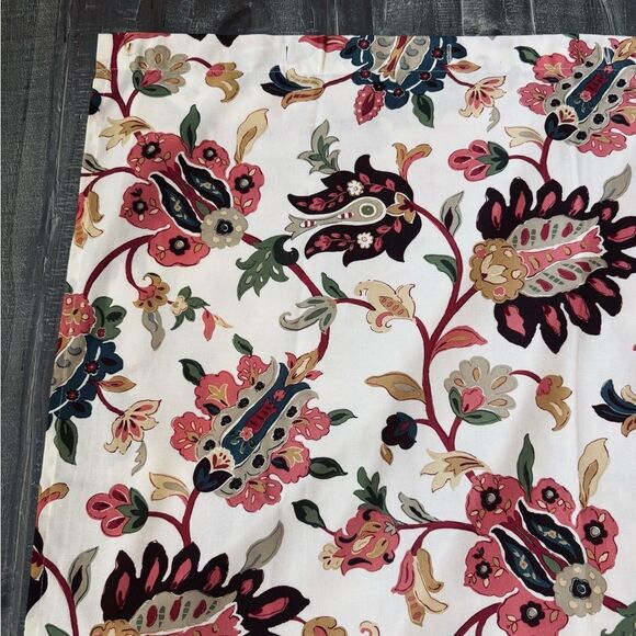 Pink Floral Paisley Print Fabric Target Shower Curtain - Picture 6 of 7